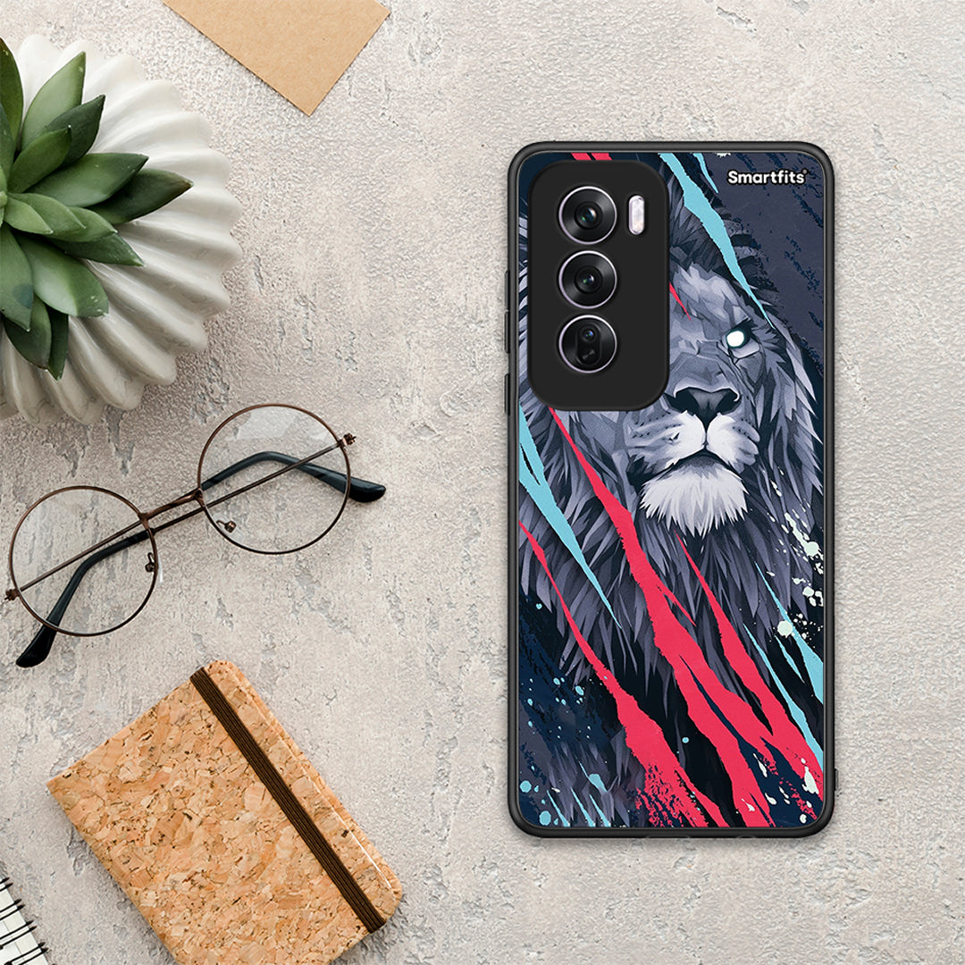 PopArt Lion Designer - Oppo Reno12 Pro θήκη