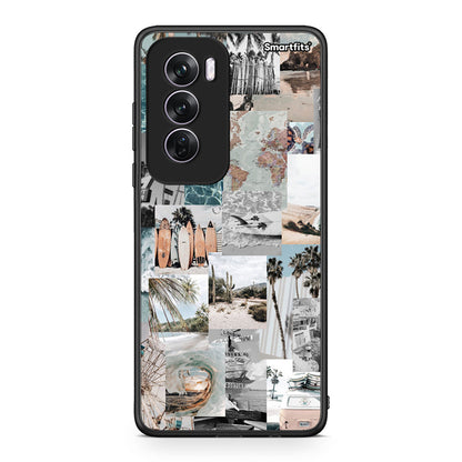 Oppo Reno12 Pro Retro Beach Life Θήκη από τη Smartfits με σχέδιο στο πίσω μέρος και μαύρο περίβλημα | Smartphone case with colorful back and black bezels by Smartfits