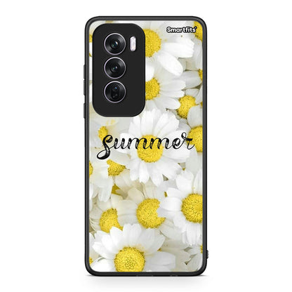 Oppo Reno12 Pro Summer Daisies Θήκη από τη Smartfits με σχέδιο στο πίσω μέρος και μαύρο περίβλημα | Smartphone case with colorful back and black bezels by Smartfits