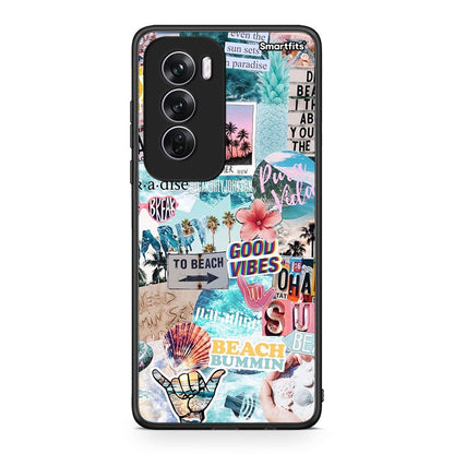 Oppo Reno12 Pro Summer Vibes Θήκη από τη Smartfits με σχέδιο στο πίσω μέρος και μαύρο περίβλημα | Smartphone case with colorful back and black bezels by Smartfits