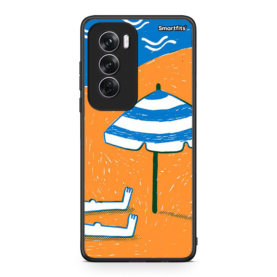 Oppo Reno12 Pro Summering Θήκη από τη Smartfits με σχέδιο στο πίσω μέρος και μαύρο περίβλημα | Smartphone case with colorful back and black bezels by Smartfits