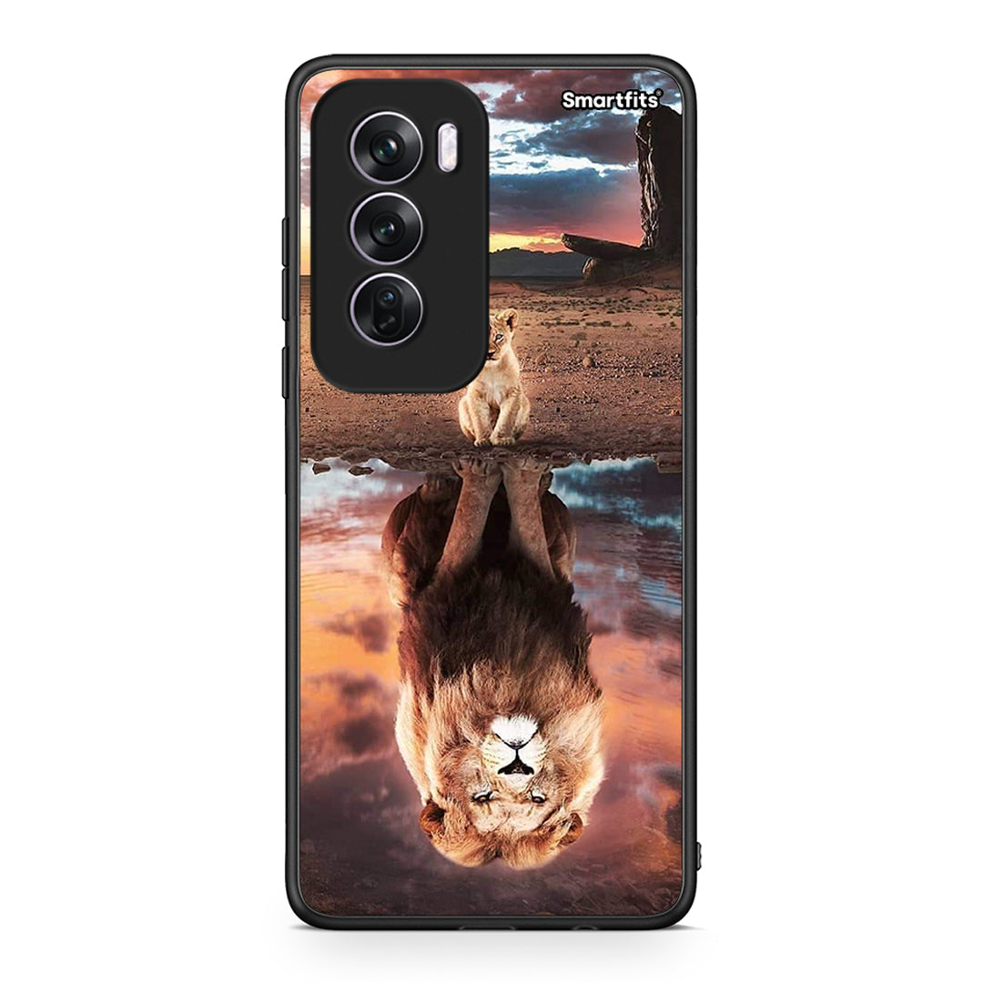 Oppo Reno12 Pro Sunset Dreams Θήκη Αγίου Βαλεντίνου από τη Smartfits με σχέδιο στο πίσω μέρος και μαύρο περίβλημα | Smartphone case with colorful back and black bezels by Smartfits