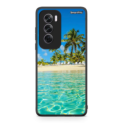 Oppo Reno12 Pro Tropical Vibes Θήκη από τη Smartfits με σχέδιο στο πίσω μέρος και μαύρο περίβλημα | Smartphone case with colorful back and black bezels by Smartfits
