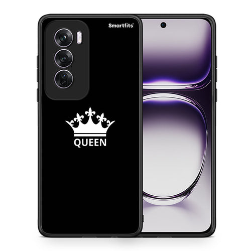 Θήκη Oppo Reno12 Pro Queen Valentine από τη Smartfits με σχέδιο στο πίσω μέρος και μαύρο περίβλημα | Oppo Reno12 Pro Queen Valentine case with colorful back and black bezels