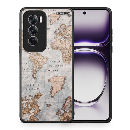 World Map - Oppo Reno12 Pro θήκη