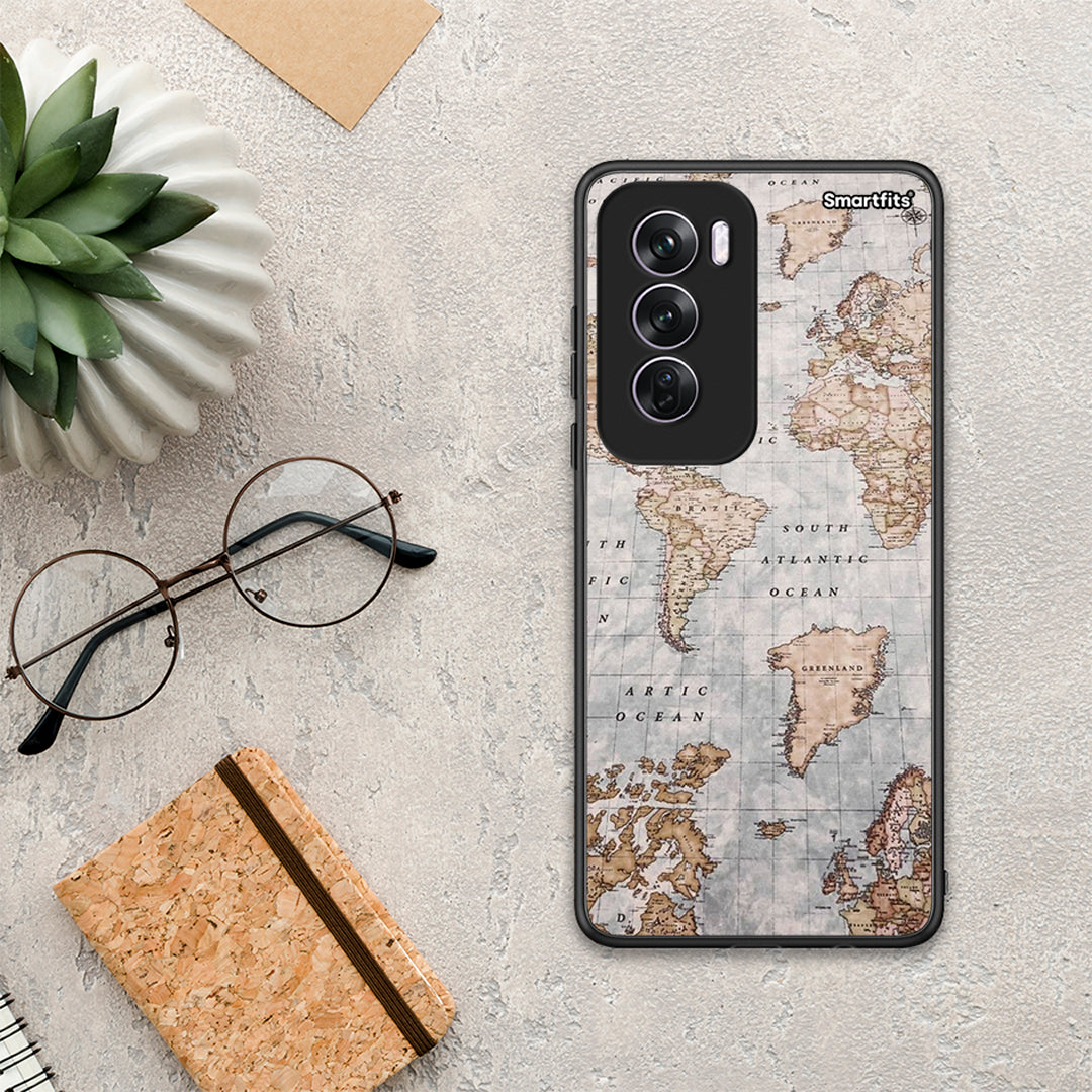 World Map - Oppo Reno12 Pro θήκη