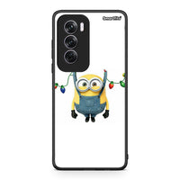 Thumbnail for Oppo Reno12 Pro Xmas Minion Lights θήκη από τη Smartfits με σχέδιο στο πίσω μέρος και μαύρο περίβλημα | Smartphone case with colorful back and black bezels by Smartfits