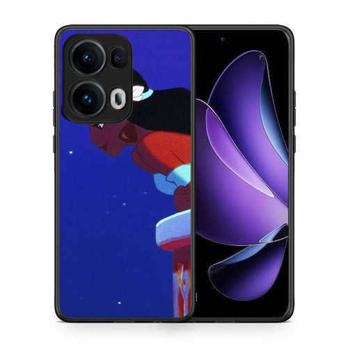 Θήκη Oppo Reno13 Pro Alladin And Jasmine Love 2 από τη Smartfits με σχέδιο στο πίσω μέρος και μαύρο περίβλημα | Oppo Reno13 Pro Alladin And Jasmine Love 2 case with colorful back and black bezels