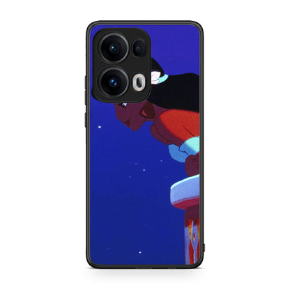 Oppo Reno13 Pro Alladin And Jasmine Love 2 θήκη από τη Smartfits με σχέδιο στο πίσω μέρος και μαύρο περίβλημα | Smartphone case with colorful back and black bezels by Smartfits