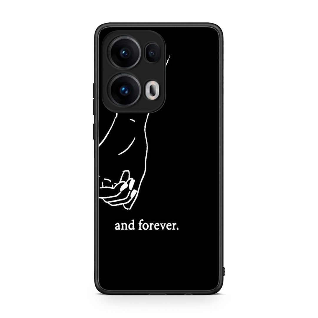 Oppo Reno13 Pro Always & Forever 2 Θήκη Αγίου Βαλεντίνου από τη Smartfits με σχέδιο στο πίσω μέρος και μαύρο περίβλημα | Smartphone case with colorful back and black bezels by Smartfits
