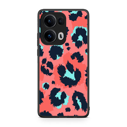 22 - Oppo Reno13 Pro Pink Leopard Animal case, cover, bumper