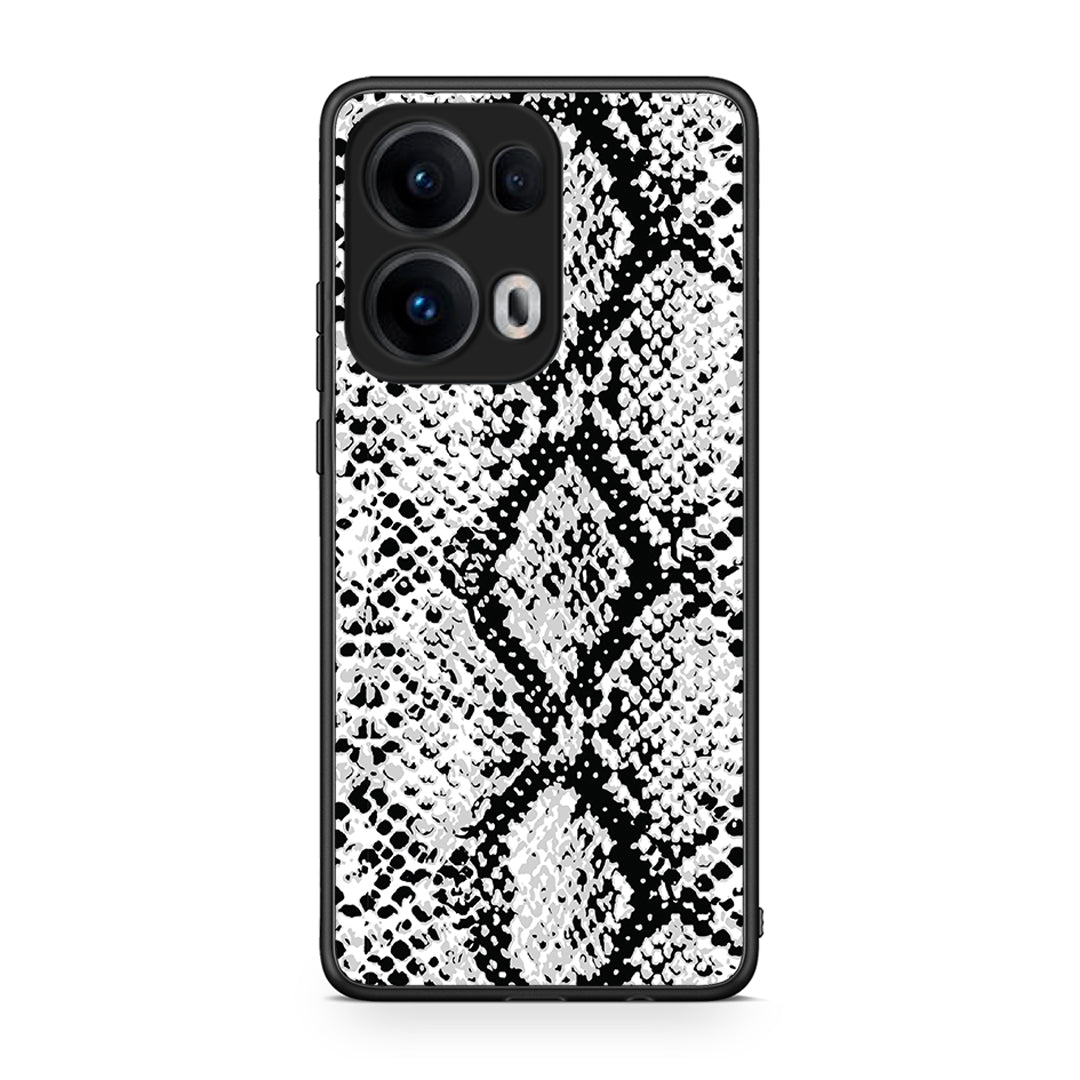 24 - Oppo Reno13 Pro White Snake Animal case, cover, bumper