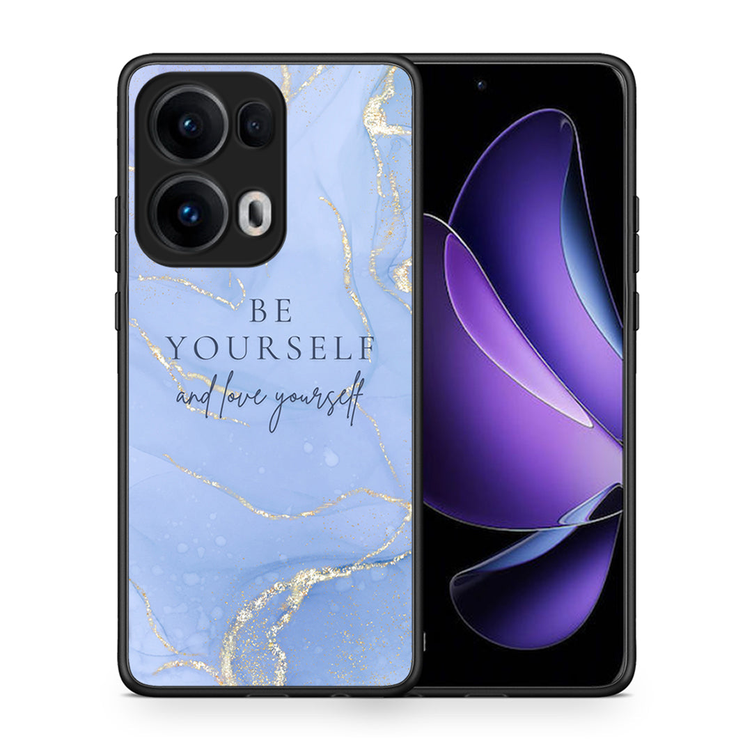Θήκη Oppo Reno13 Pro Be Yourself από τη Smartfits με σχέδιο στο πίσω μέρος και μαύρο περίβλημα | Oppo Reno13 Pro Be Yourself case with colorful back and black bezels