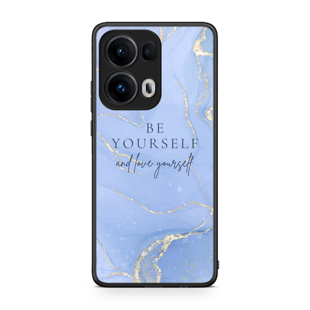 Oppo Reno13 Pro Be Yourself θήκη από τη Smartfits με σχέδιο στο πίσω μέρος και μαύρο περίβλημα | Smartphone case with colorful back and black bezels by Smartfits