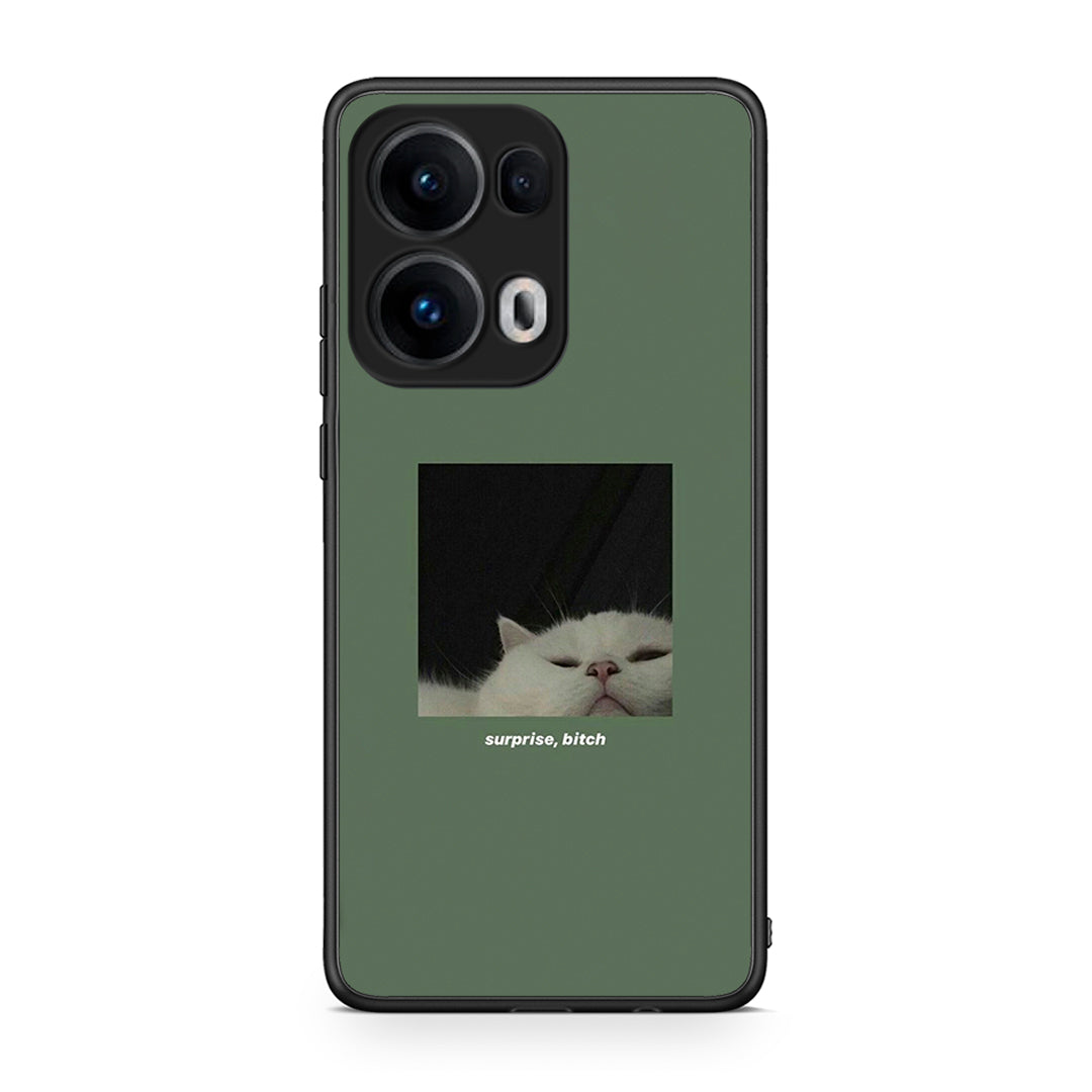 Oppo Reno13 Pro Bitch Surprise θήκη από τη Smartfits με σχέδιο στο πίσω μέρος και μαύρο περίβλημα | Smartphone case with colorful back and black bezels by Smartfits