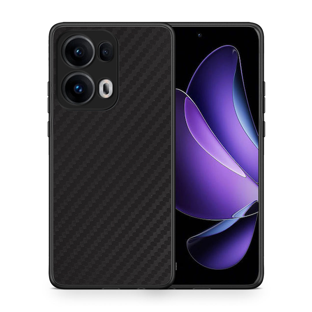 Θήκη Oppo Reno13 Pro Carbon Black από τη Smartfits με σχέδιο στο πίσω μέρος και μαύρο περίβλημα | Oppo Reno13 Pro Carbon Black case with colorful back and black bezels