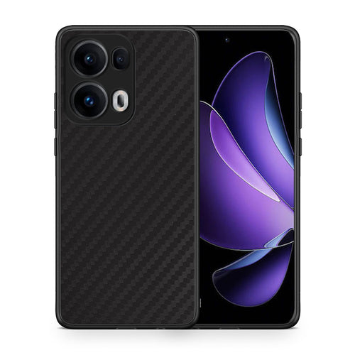 Θήκη Oppo Reno13 Pro Carbon Black από τη Smartfits με σχέδιο στο πίσω μέρος και μαύρο περίβλημα | Oppo Reno13 Pro Carbon Black case with colorful back and black bezels