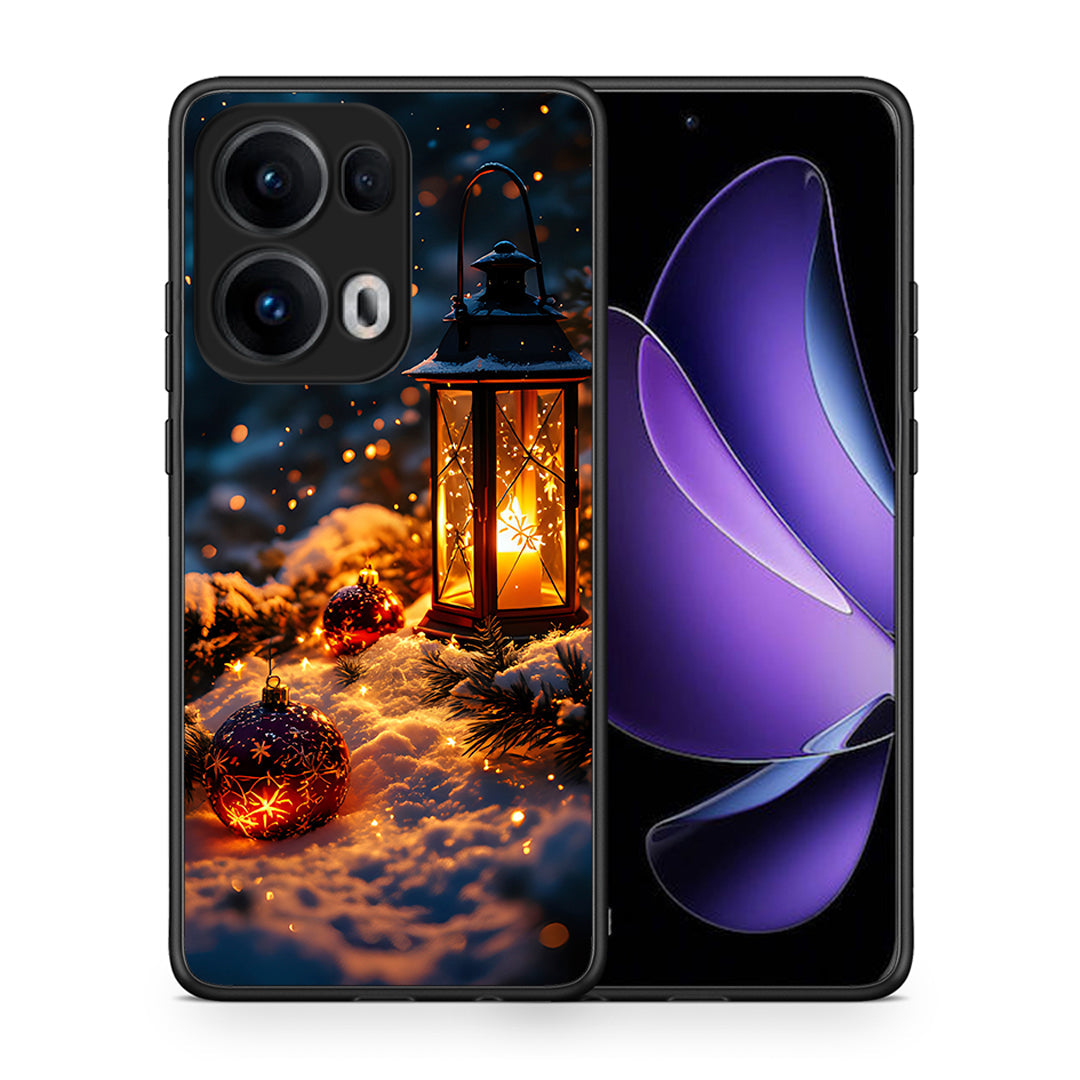 Θήκη Oppo Reno13 Pro Christmas Ornaments από τη Smartfits με σχέδιο στο πίσω μέρος και μαύρο περίβλημα | Oppo Reno13 Pro Christmas Ornaments case with colorful back and black bezels