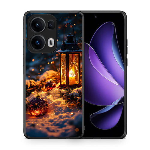 Θήκη Oppo Reno13 Pro Christmas Ornaments από τη Smartfits με σχέδιο στο πίσω μέρος και μαύρο περίβλημα | Oppo Reno13 Pro Christmas Ornaments case with colorful back and black bezels