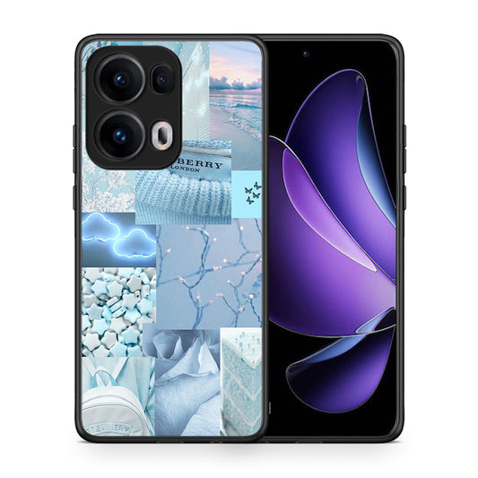 Θήκη Oppo Reno13 Pro Ciel Aesthetic Collage από τη Smartfits με σχέδιο στο πίσω μέρος και μαύρο περίβλημα | Oppo Reno13 Pro Ciel Aesthetic Collage case with colorful back and black bezels