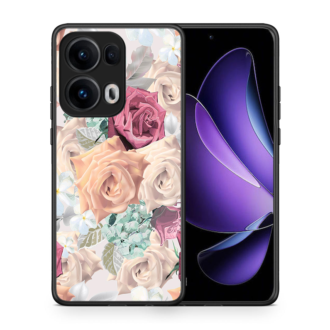 Θήκη Oppo Reno13 Pro Bouquet Floral από τη Smartfits με σχέδιο στο πίσω μέρος και μαύρο περίβλημα | Oppo Reno13 Pro Bouquet Floral case with colorful back and black bezels