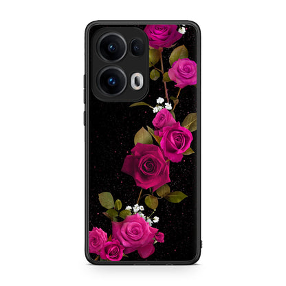 4 - Oppo Reno13 Pro Red Roses Flower case, cover, bumper