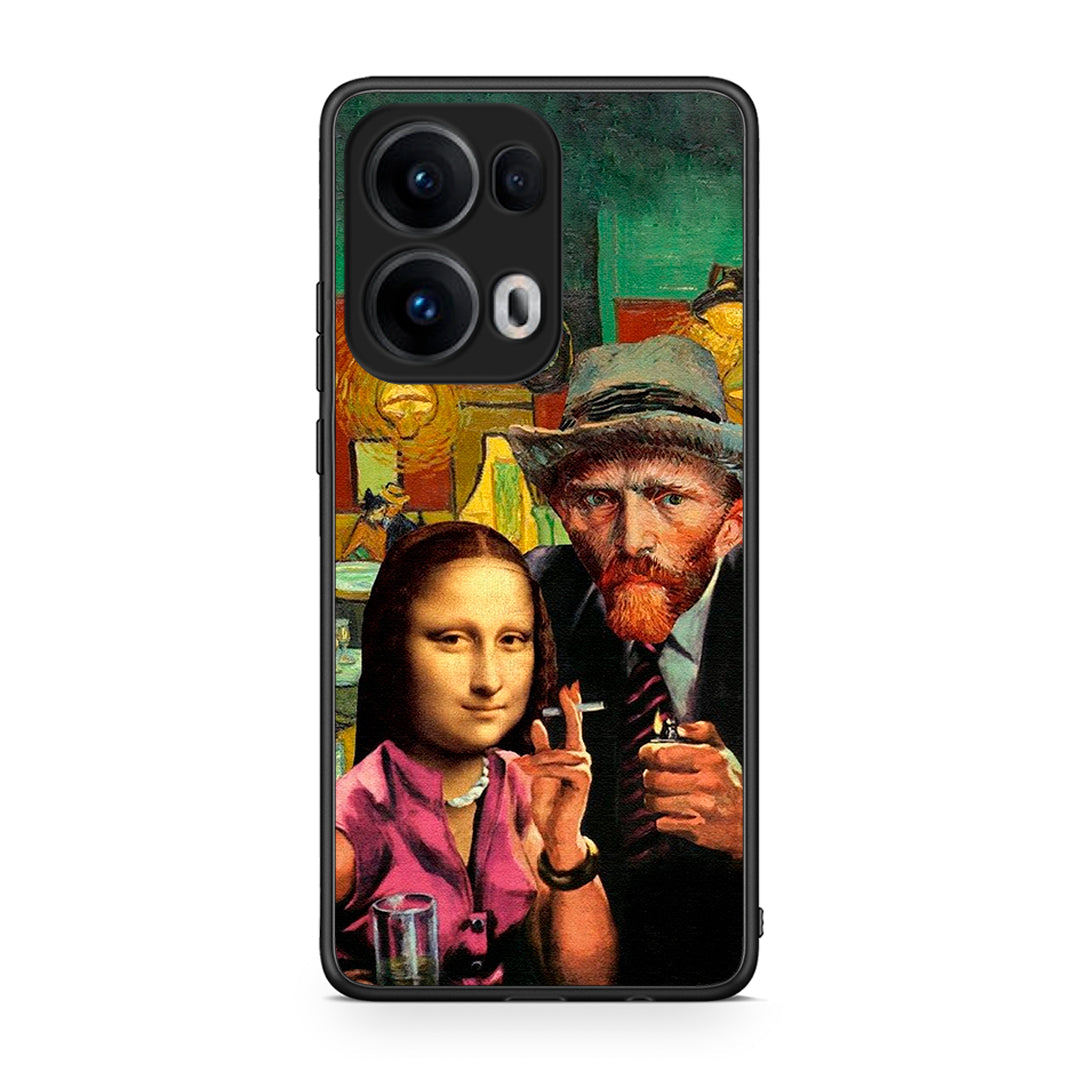 Oppo Reno13 Pro Funny Art θήκη από τη Smartfits με σχέδιο στο πίσω μέρος και μαύρο περίβλημα | Smartphone case with colorful back and black bezels by Smartfits