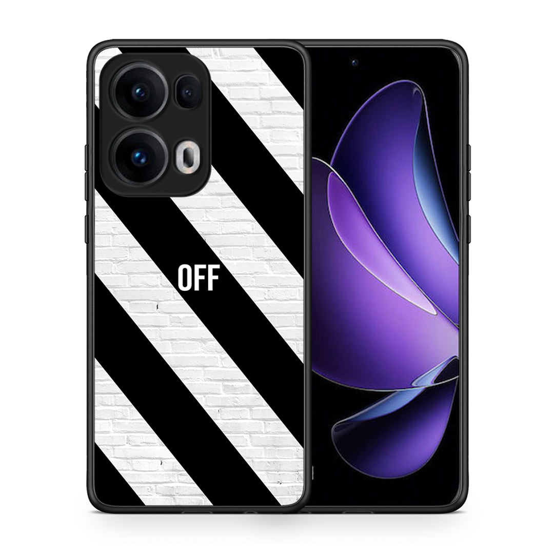 Θήκη Oppo Reno13 Pro Get Off από τη Smartfits με σχέδιο στο πίσω μέρος και μαύρο περίβλημα | Oppo Reno13 Pro Get Off case with colorful back and black bezels
