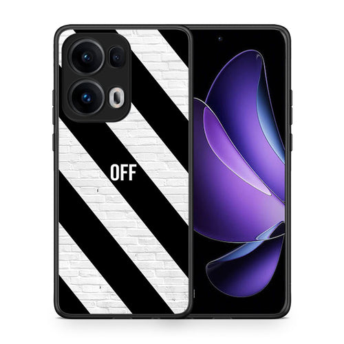 Θήκη Oppo Reno13 Pro Get Off από τη Smartfits με σχέδιο στο πίσω μέρος και μαύρο περίβλημα | Oppo Reno13 Pro Get Off case with colorful back and black bezels