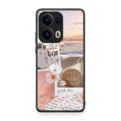 Oppo Reno13 Pro Golden Hour Θήκη Αγίου Βαλεντίνου από τη Smartfits με σχέδιο στο πίσω μέρος και μαύρο περίβλημα | Smartphone case with colorful back and black bezels by Smartfits