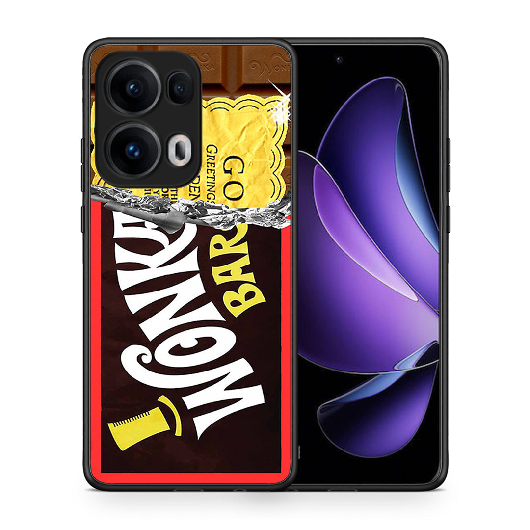Θήκη Oppo Reno13 Pro Golden Ticket από τη Smartfits με σχέδιο στο πίσω μέρος και μαύρο περίβλημα | Oppo Reno13 Pro Golden Ticket case with colorful back and black bezels