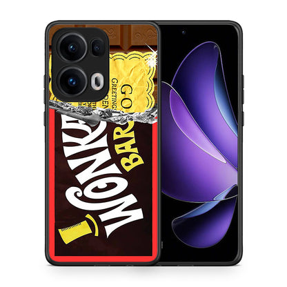 Θήκη Oppo Reno13 Pro Golden Ticket από τη Smartfits με σχέδιο στο πίσω μέρος και μαύρο περίβλημα | Oppo Reno13 Pro Golden Ticket case with colorful back and black bezels