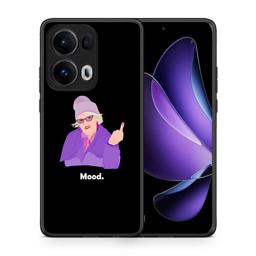 Θήκη Oppo Reno13 Pro Grandma Mood Black από τη Smartfits με σχέδιο στο πίσω μέρος και μαύρο περίβλημα | Oppo Reno13 Pro Grandma Mood Black case with colorful back and black bezels