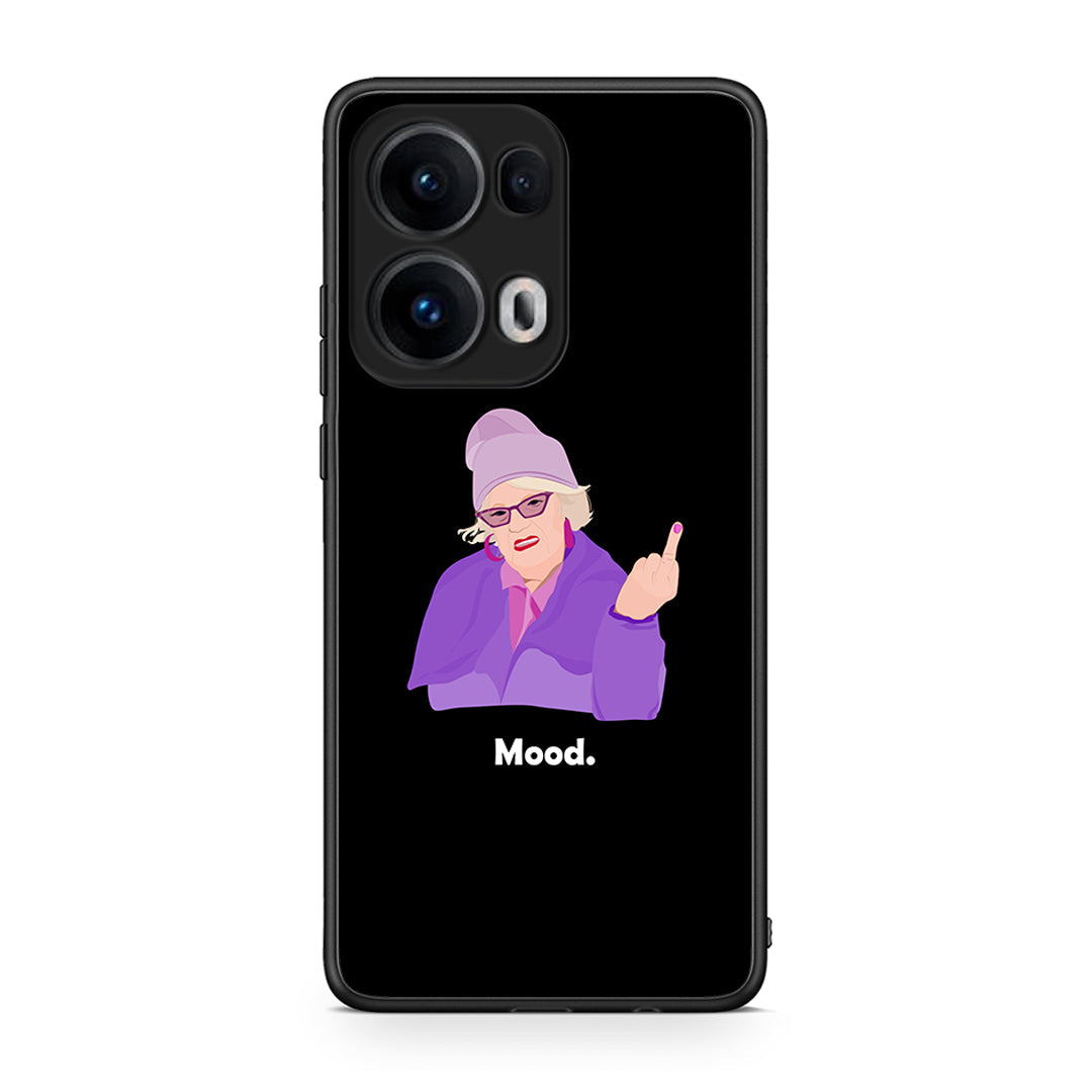 Oppo Reno13 Pro Grandma Mood Black θήκη από τη Smartfits με σχέδιο στο πίσω μέρος και μαύρο περίβλημα | Smartphone case with colorful back and black bezels by Smartfits