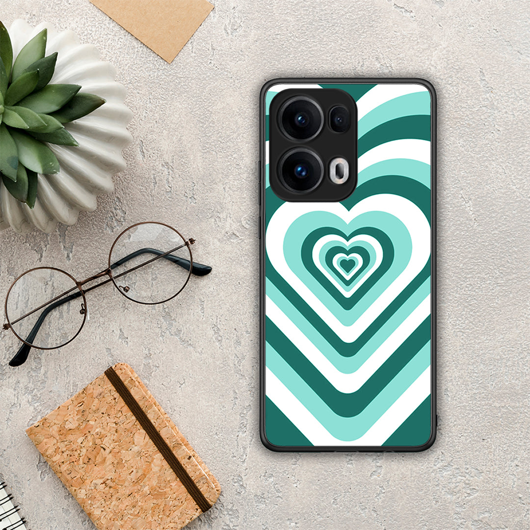 Green Hearts - Oppo Reno13 Pro θήκη