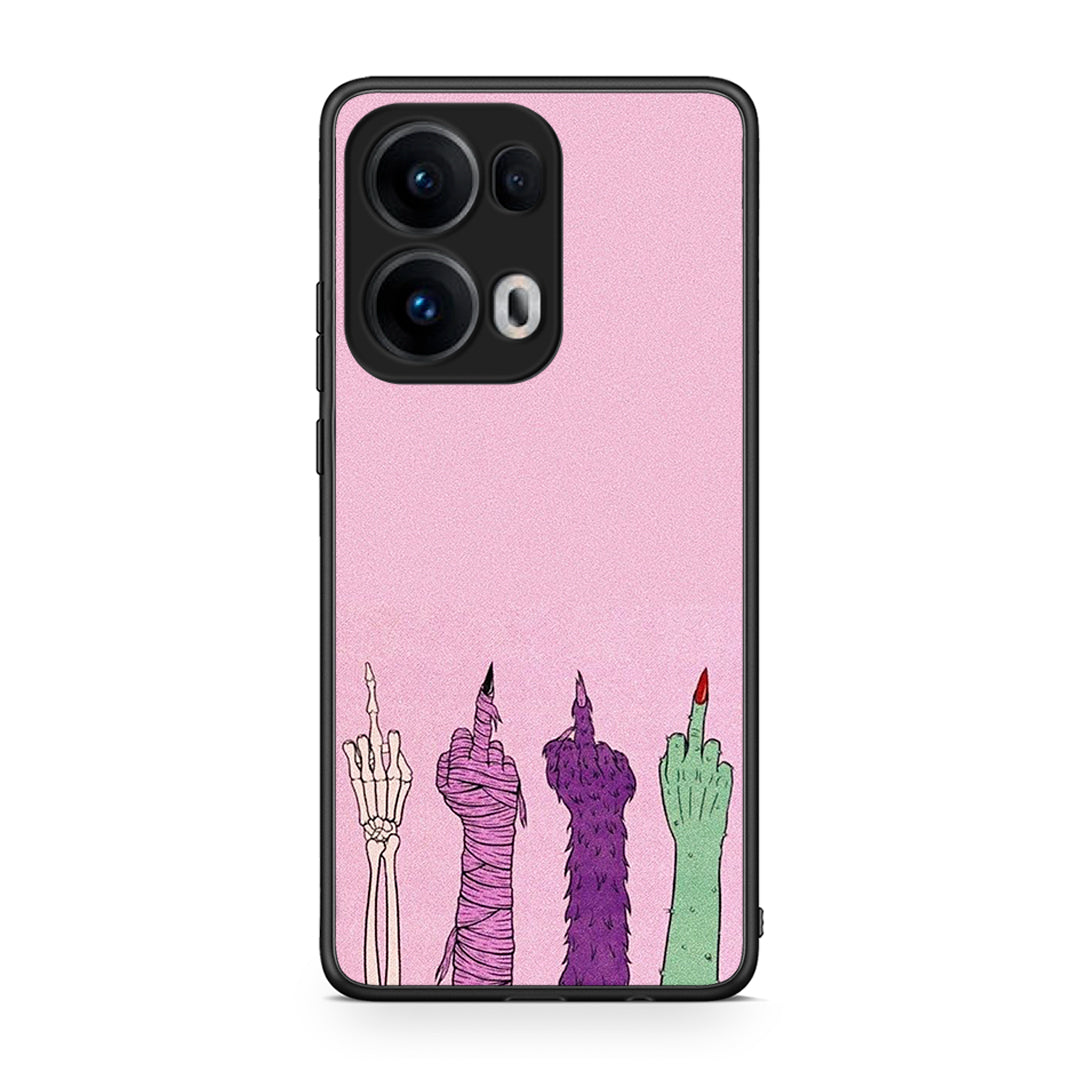 Oppo Reno13 Pro Halloween Be A Lady Θήκη από τη Smartfits με σχέδιο στο πίσω μέρος και μαύρο περίβλημα | Smartphone case with colorful back and black bezels by Smartfits