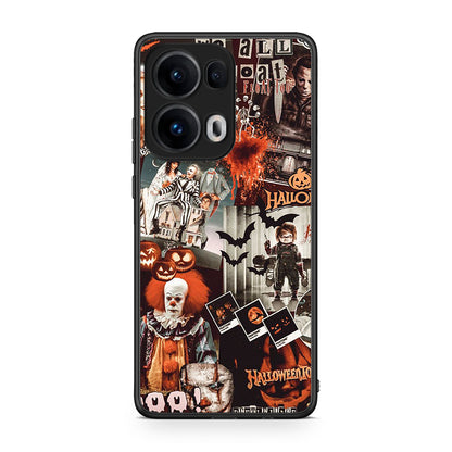 Oppo Reno13 Pro Halloween Spooky Season Θήκη από τη Smartfits με σχέδιο στο πίσω μέρος και μαύρο περίβλημα | Smartphone case with colorful back and black bezels by Smartfits