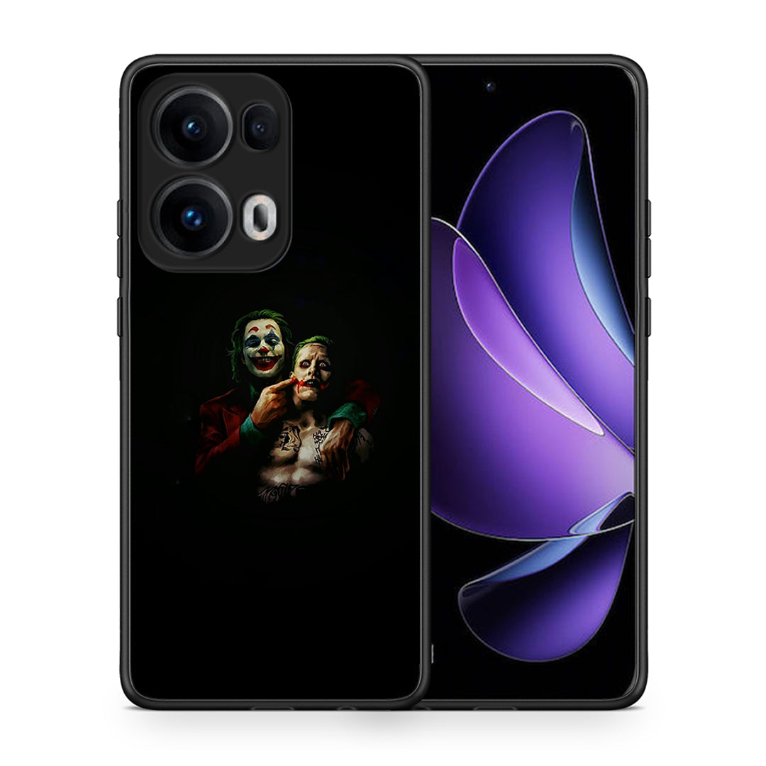 Θήκη Oppo Reno13 Pro Clown Hero από τη Smartfits με σχέδιο στο πίσω μέρος και μαύρο περίβλημα | Oppo Reno13 Pro Clown Hero case with colorful back and black bezels