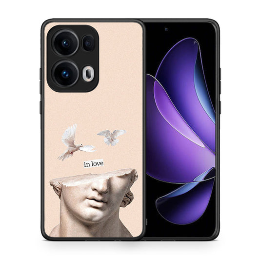 Θήκη Oppo Reno13 Pro In Love από τη Smartfits με σχέδιο στο πίσω μέρος και μαύρο περίβλημα | Oppo Reno13 Pro In Love case with colorful back and black bezels