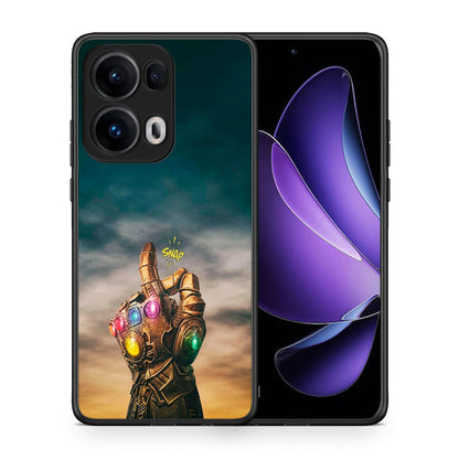 Θήκη Oppo Reno13 Pro Infinity Snap από τη Smartfits με σχέδιο στο πίσω μέρος και μαύρο περίβλημα | Oppo Reno13 Pro Infinity Snap case with colorful back and black bezels