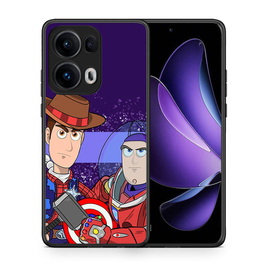Θήκη Oppo Reno13 Pro Infinity Story από τη Smartfits με σχέδιο στο πίσω μέρος και μαύρο περίβλημα | Oppo Reno13 Pro Infinity Story case with colorful back and black bezels