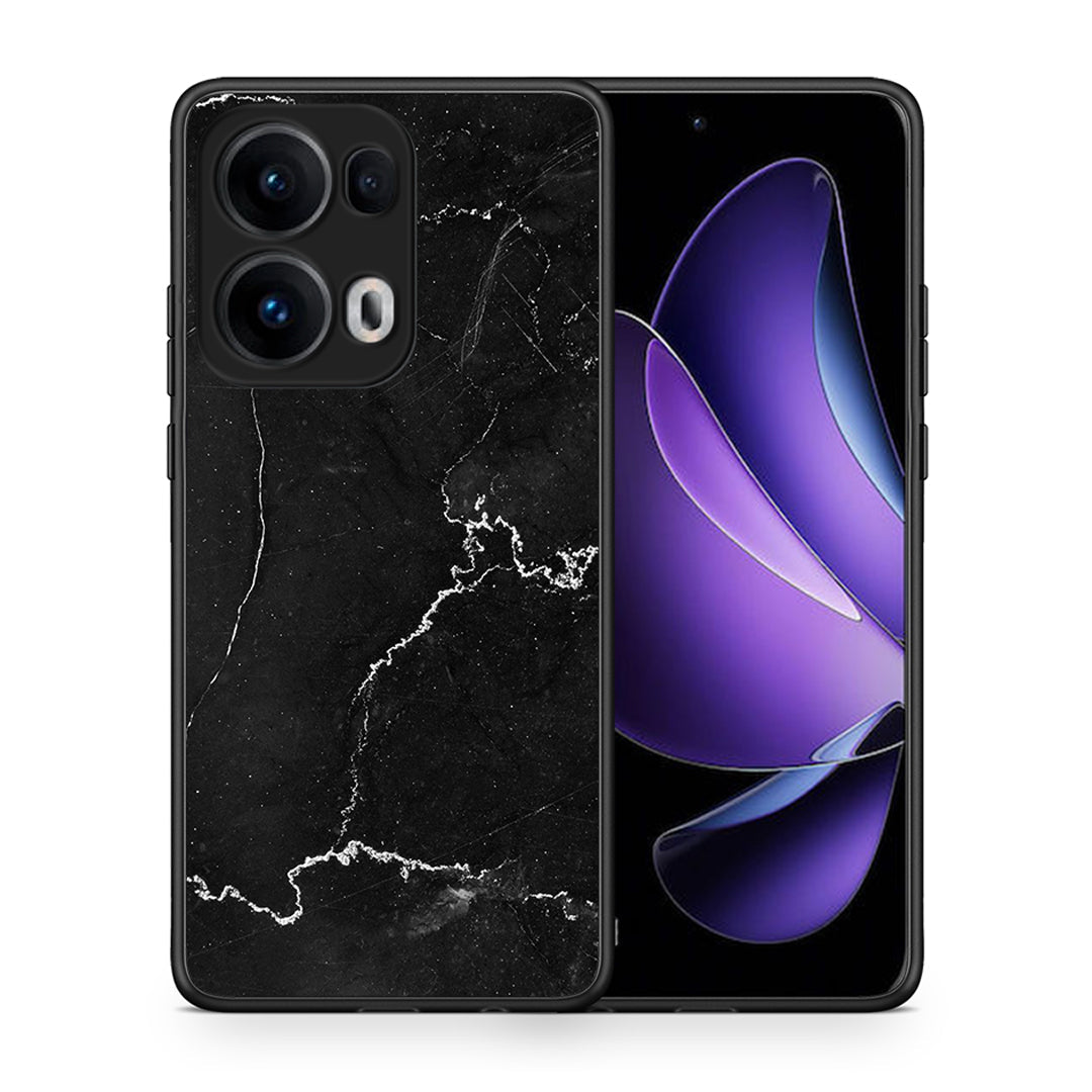 Θήκη Oppo Reno13 Pro Marble Black από τη Smartfits με σχέδιο στο πίσω μέρος και μαύρο περίβλημα | Oppo Reno13 Pro Marble Black case with colorful back and black bezels