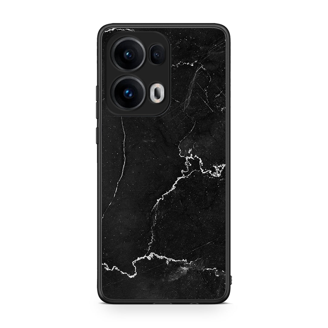 Oppo Reno13 Pro Marble Black θήκη από τη Smartfits με σχέδιο στο πίσω μέρος και μαύρο περίβλημα | Smartphone case with colorful back and black bezels by Smartfits