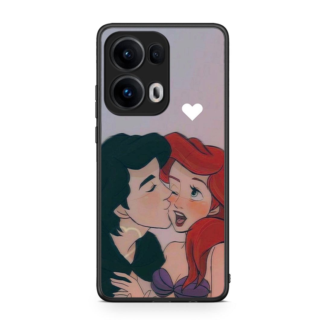 Oppo Reno13 Pro Mermaid Love Θήκη Αγίου Βαλεντίνου από τη Smartfits με σχέδιο στο πίσω μέρος και μαύρο περίβλημα | Smartphone case with colorful back and black bezels by Smartfits