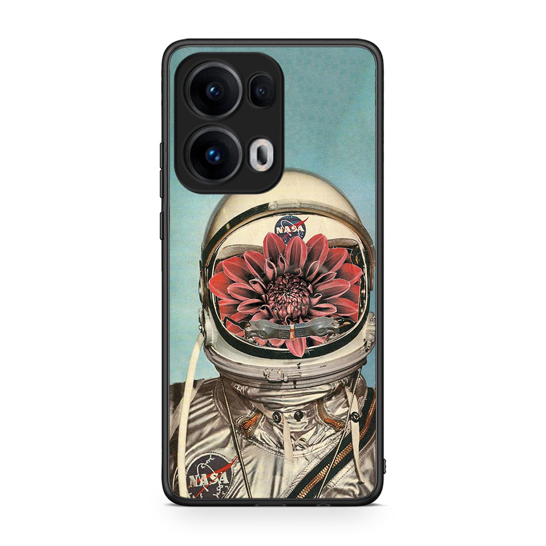 Oppo Reno13 Pro Nasa Bloom θήκη από τη Smartfits με σχέδιο στο πίσω μέρος και μαύρο περίβλημα | Smartphone case with colorful back and black bezels by Smartfits