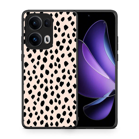 Θήκη Oppo Reno13 Pro New Polka Dots από τη Smartfits με σχέδιο στο πίσω μέρος και μαύρο περίβλημα | Oppo Reno13 Pro New Polka Dots case with colorful back and black bezels