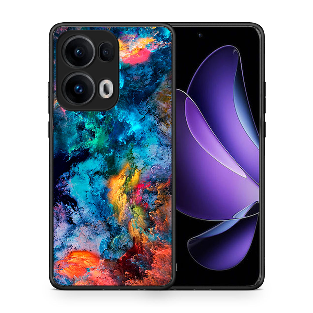 Θήκη Oppo Reno13 Pro Crayola Paint από τη Smartfits με σχέδιο στο πίσω μέρος και μαύρο περίβλημα | Oppo Reno13 Pro Crayola Paint case with colorful back and black bezels