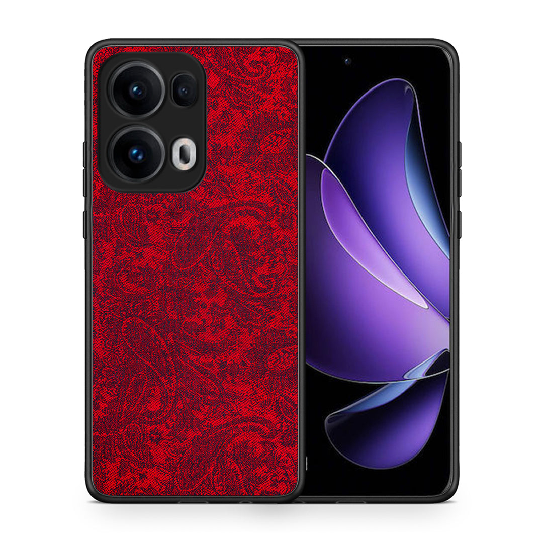 Θήκη Oppo Reno13 Pro Paisley Cashmere από τη Smartfits με σχέδιο στο πίσω μέρος και μαύρο περίβλημα | Oppo Reno13 Pro Paisley Cashmere case with colorful back and black bezels
