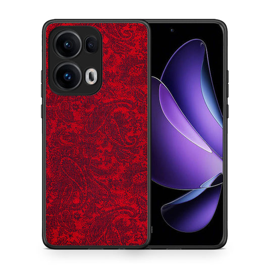 Θήκη Oppo Reno13 Pro Paisley Cashmere από τη Smartfits με σχέδιο στο πίσω μέρος και μαύρο περίβλημα | Oppo Reno13 Pro Paisley Cashmere case with colorful back and black bezels