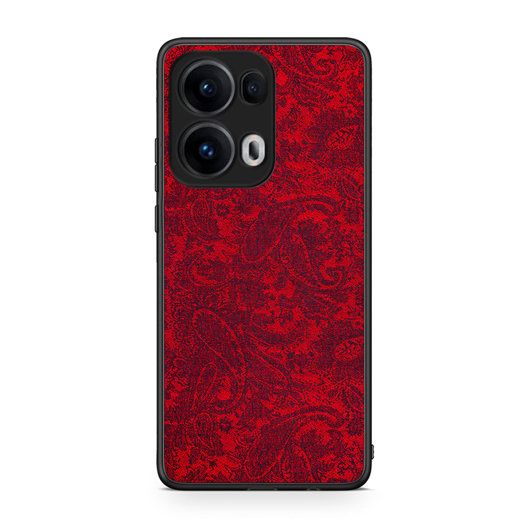Oppo Reno13 Pro Paisley Cashmere θήκη από τη Smartfits με σχέδιο στο πίσω μέρος και μαύρο περίβλημα | Smartphone case with colorful back and black bezels by Smartfits
